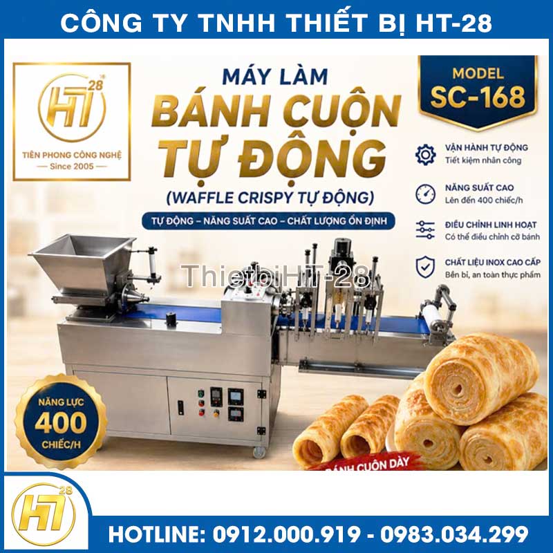 Máy Làm Bánh Cuộn Tự Động SC-168